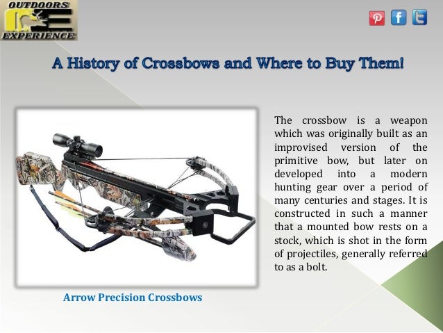 A history of crossbows and where to buy them!