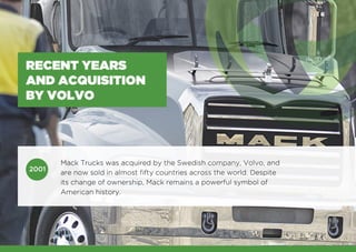 A history of Mack Trucks