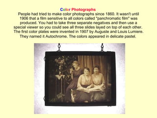 A history of photography | PPT