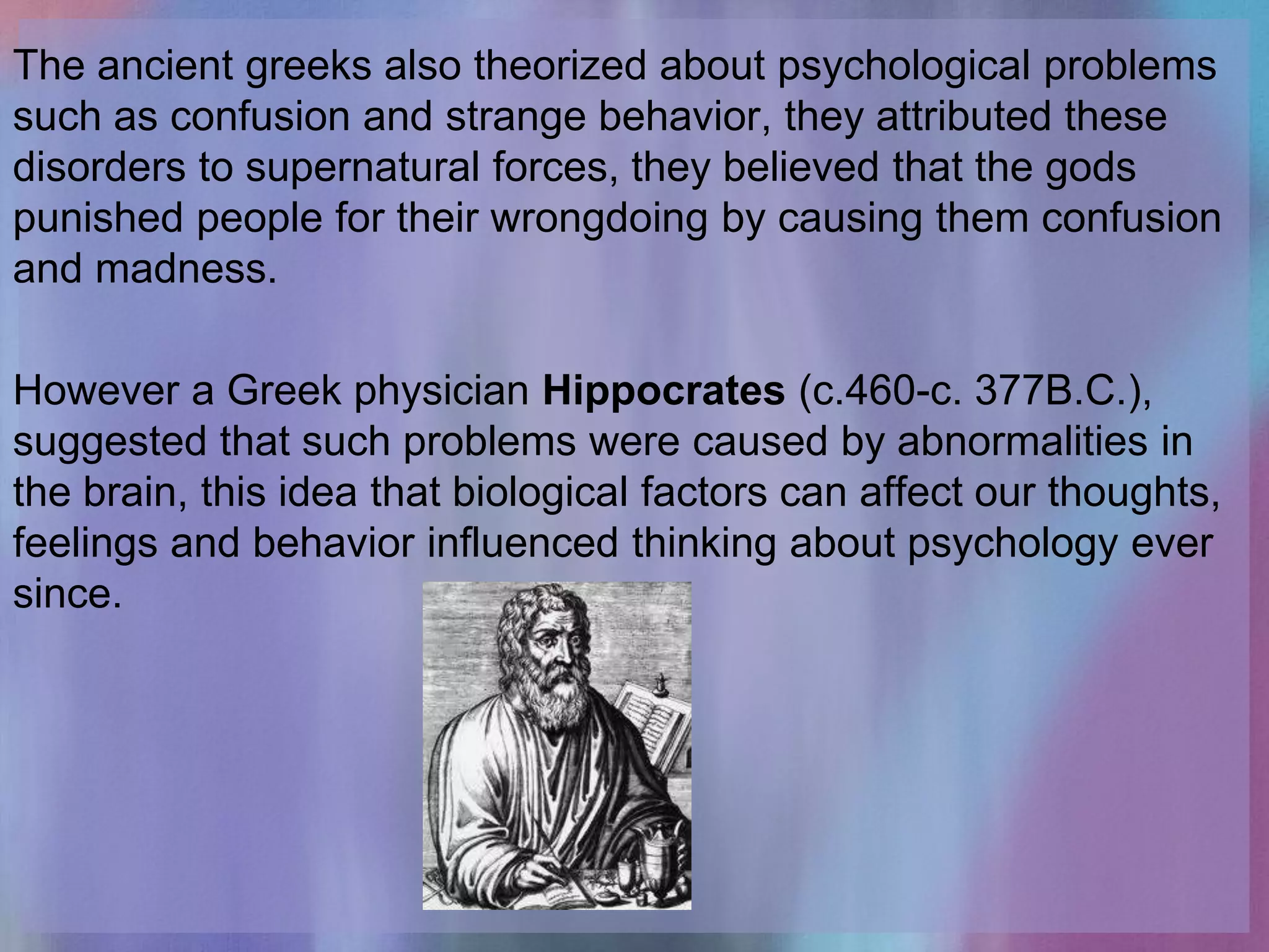 A history of psychology section 3 | PPTX