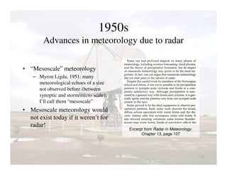 A history of radar meteorology technology and theory | PDF