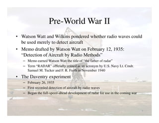 A history of radar meteorology technology and theory | PDF