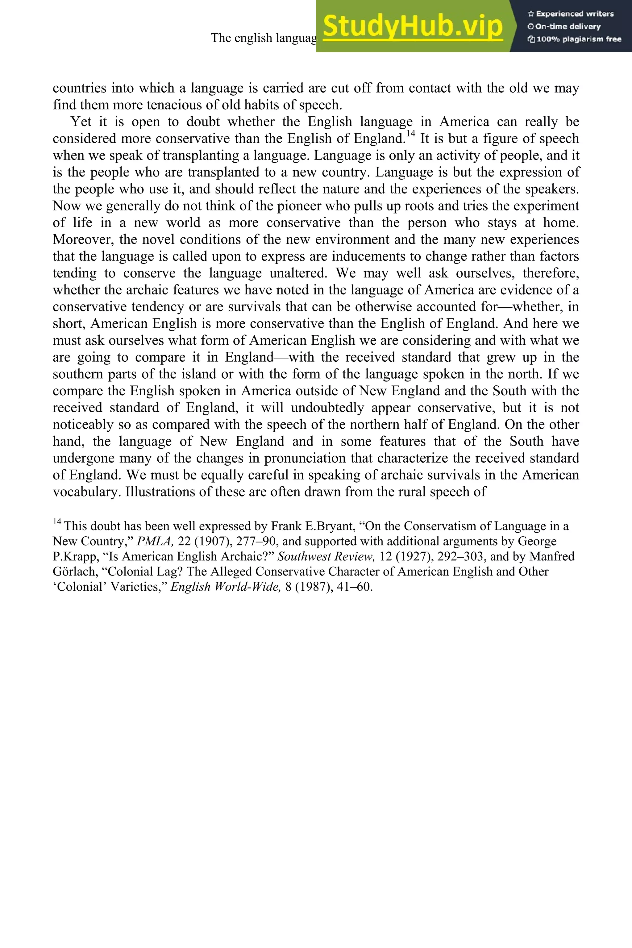 A History Of The English Language By Albert C.Baugh And Thom