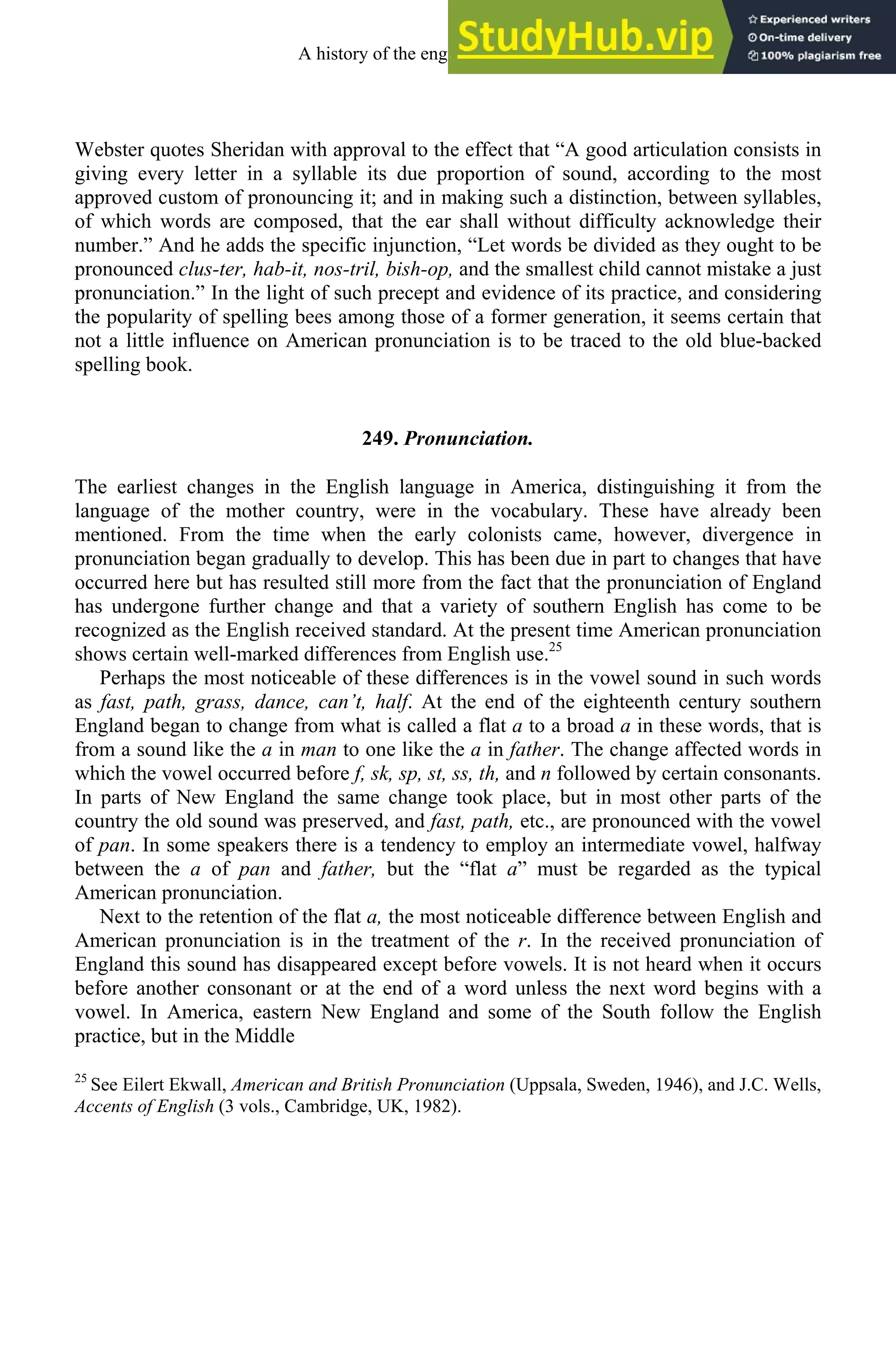 A History Of The English Language By Albert C.Baugh And Thom