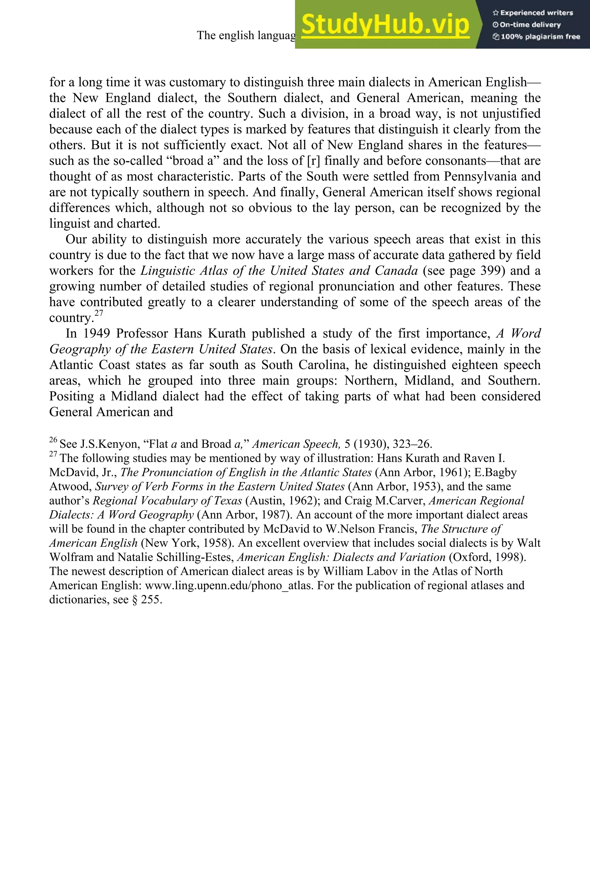 A History Of The English Language By Albert C.Baugh And Thom