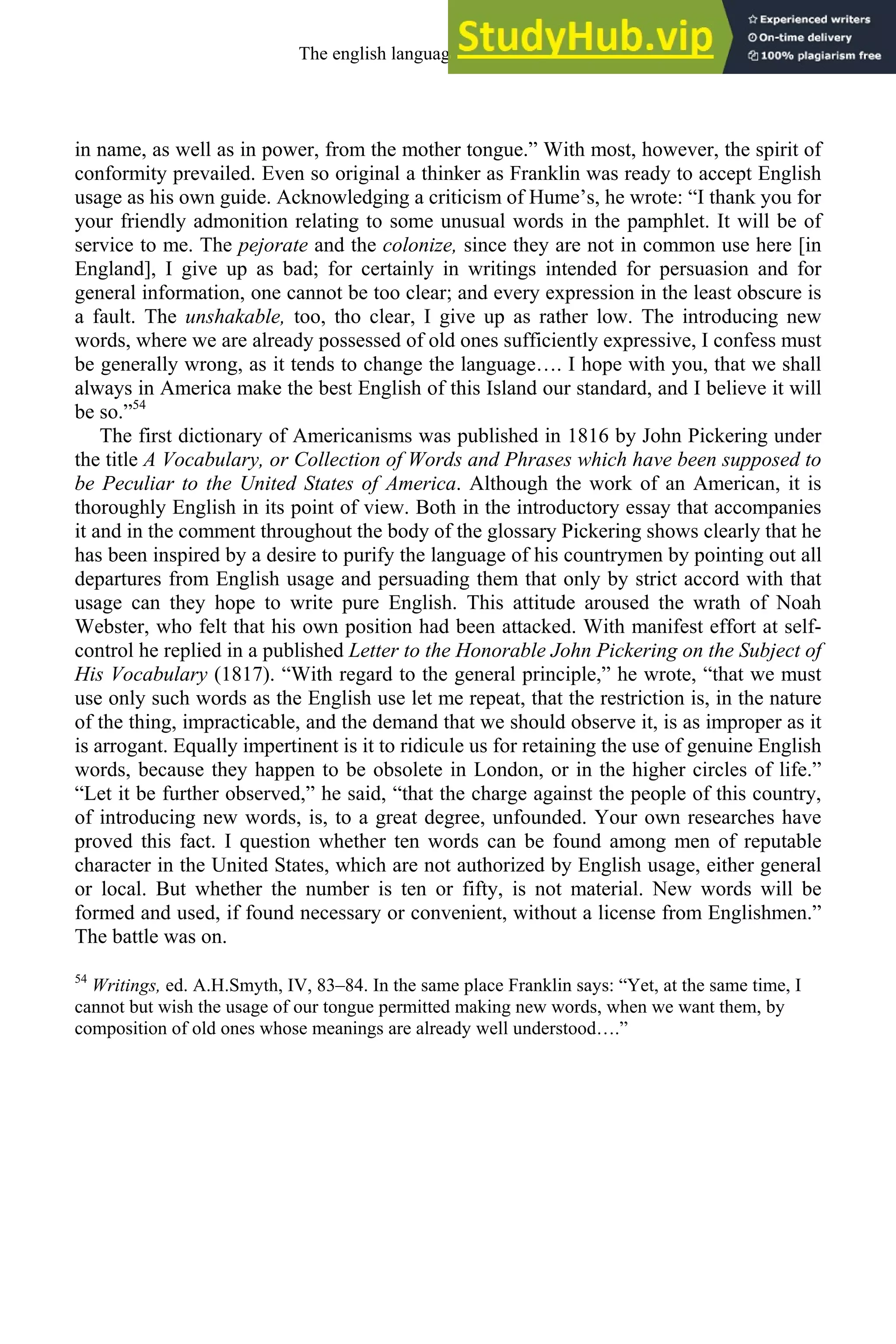 A History Of The English Language By Albert C.Baugh And Thom