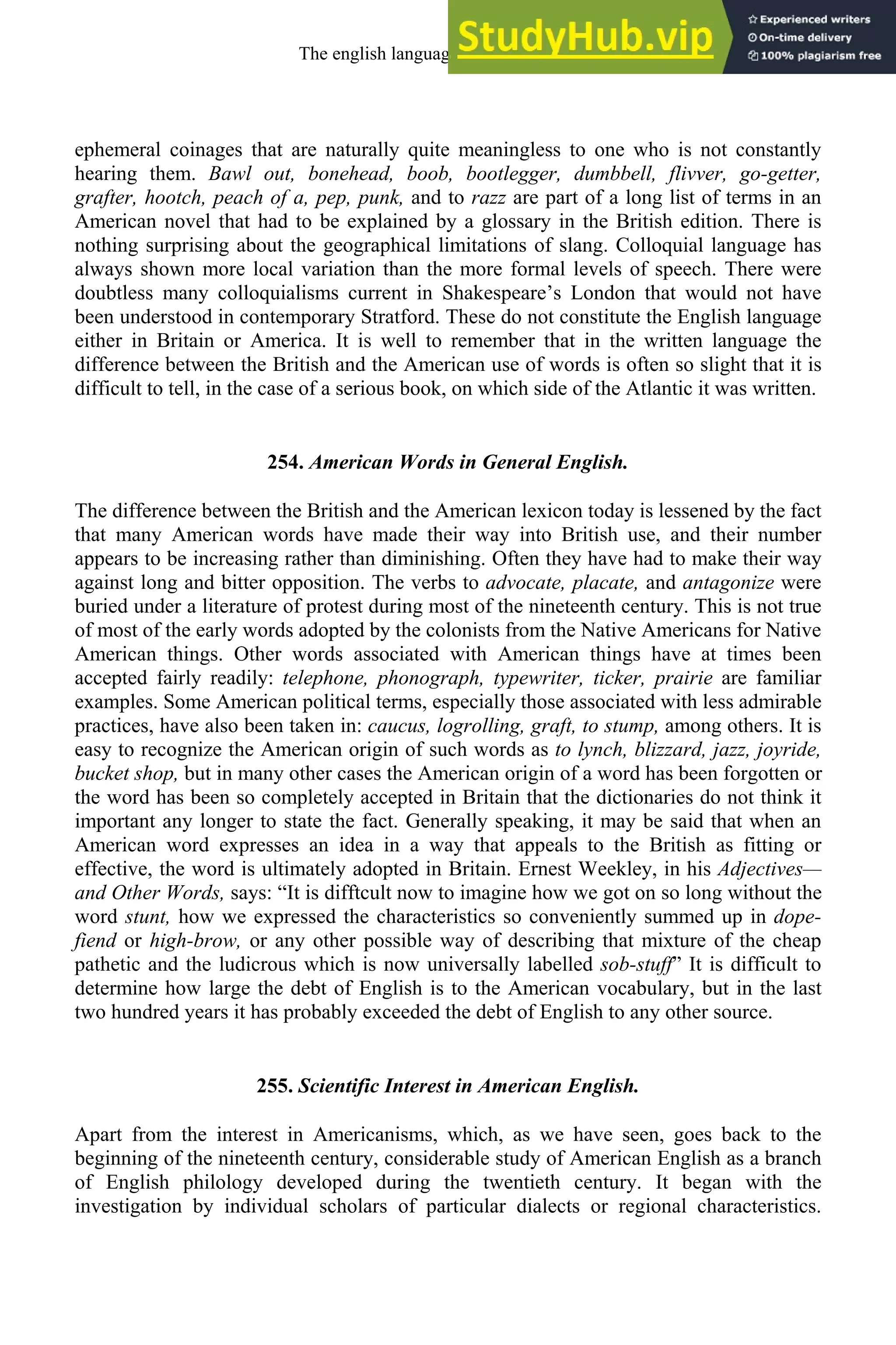 A History Of The English Language By Albert C.Baugh And Thom