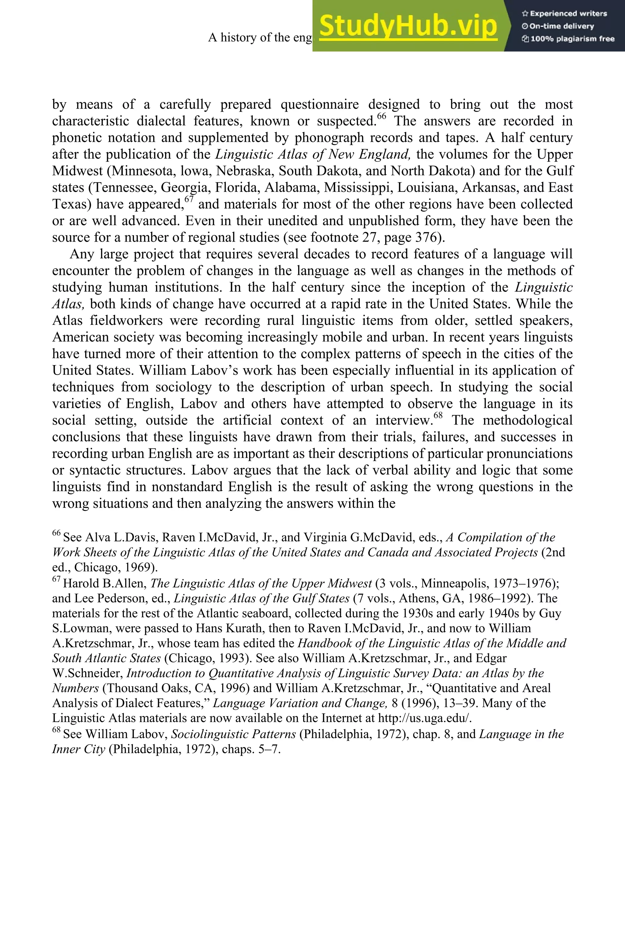 A History Of The English Language By Albert C.Baugh And Thom