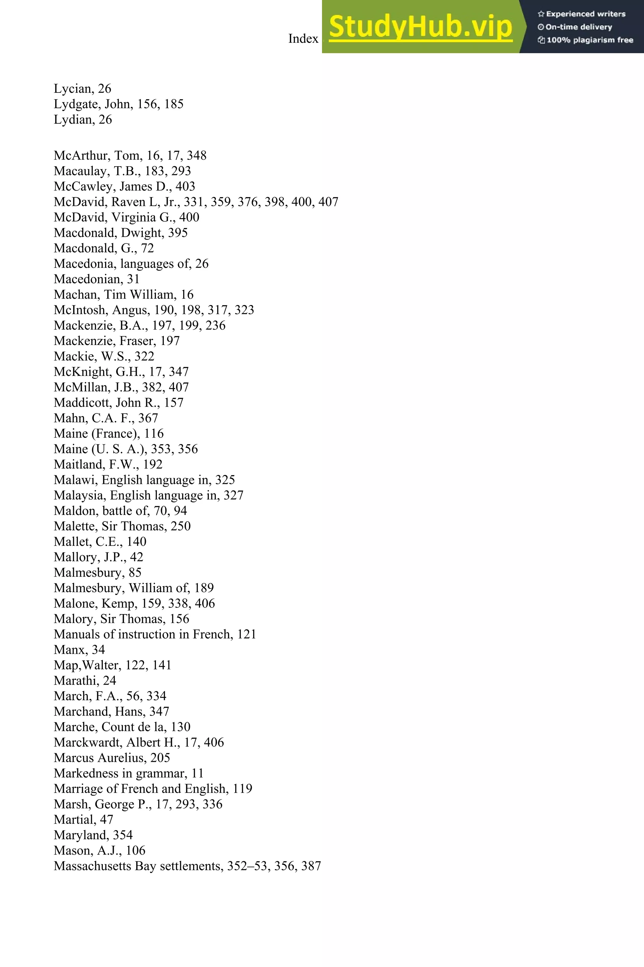 A History Of The English Language By Albert C.Baugh And Thom