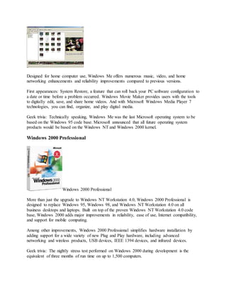 A history of windows | DOCX
