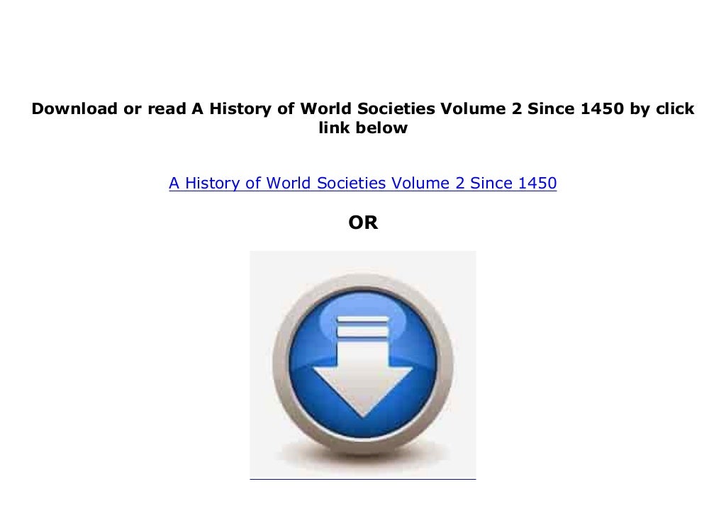 REad_Ebook library A History of World Societies Volume 2 Since 1450 