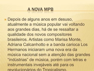 A história da mpb