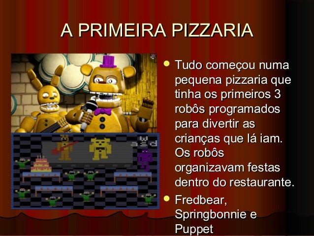 A história do fnaf