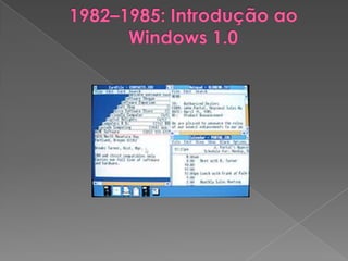 1982–1985: Introdução ao Windows 1.0