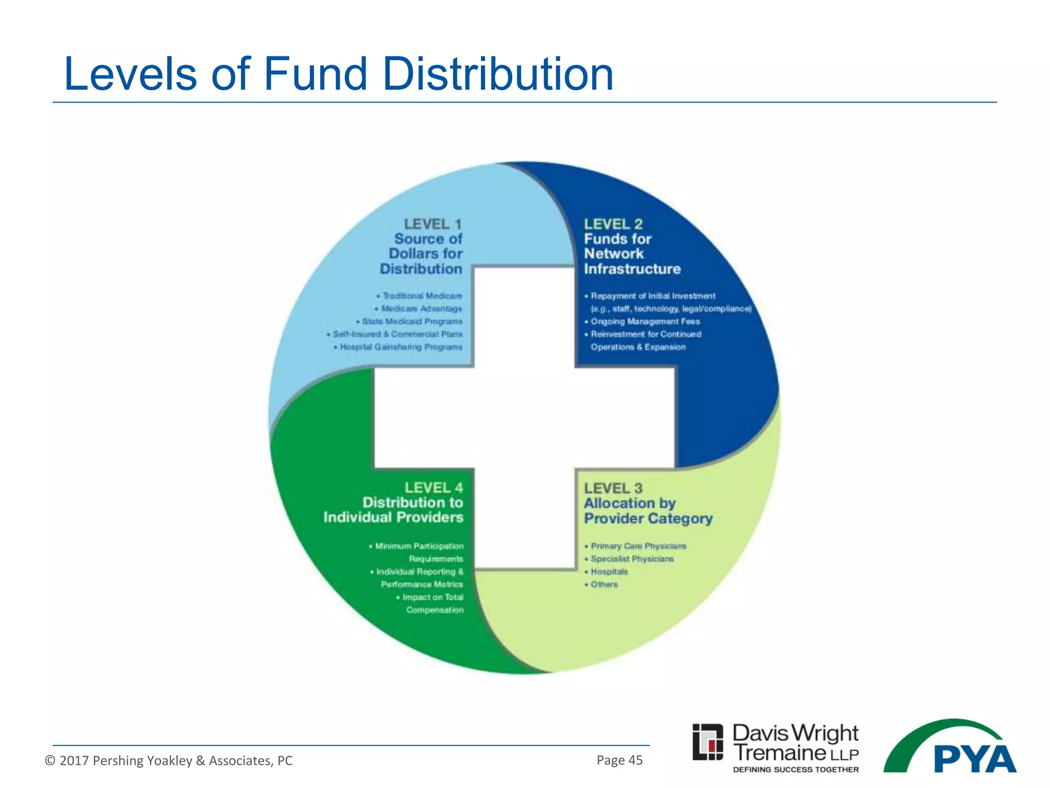 Page 45© 2017 Pershing Yoakley & Associates, PC
Levels of Fund Distribution
 