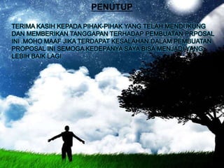 PENUTUP
 