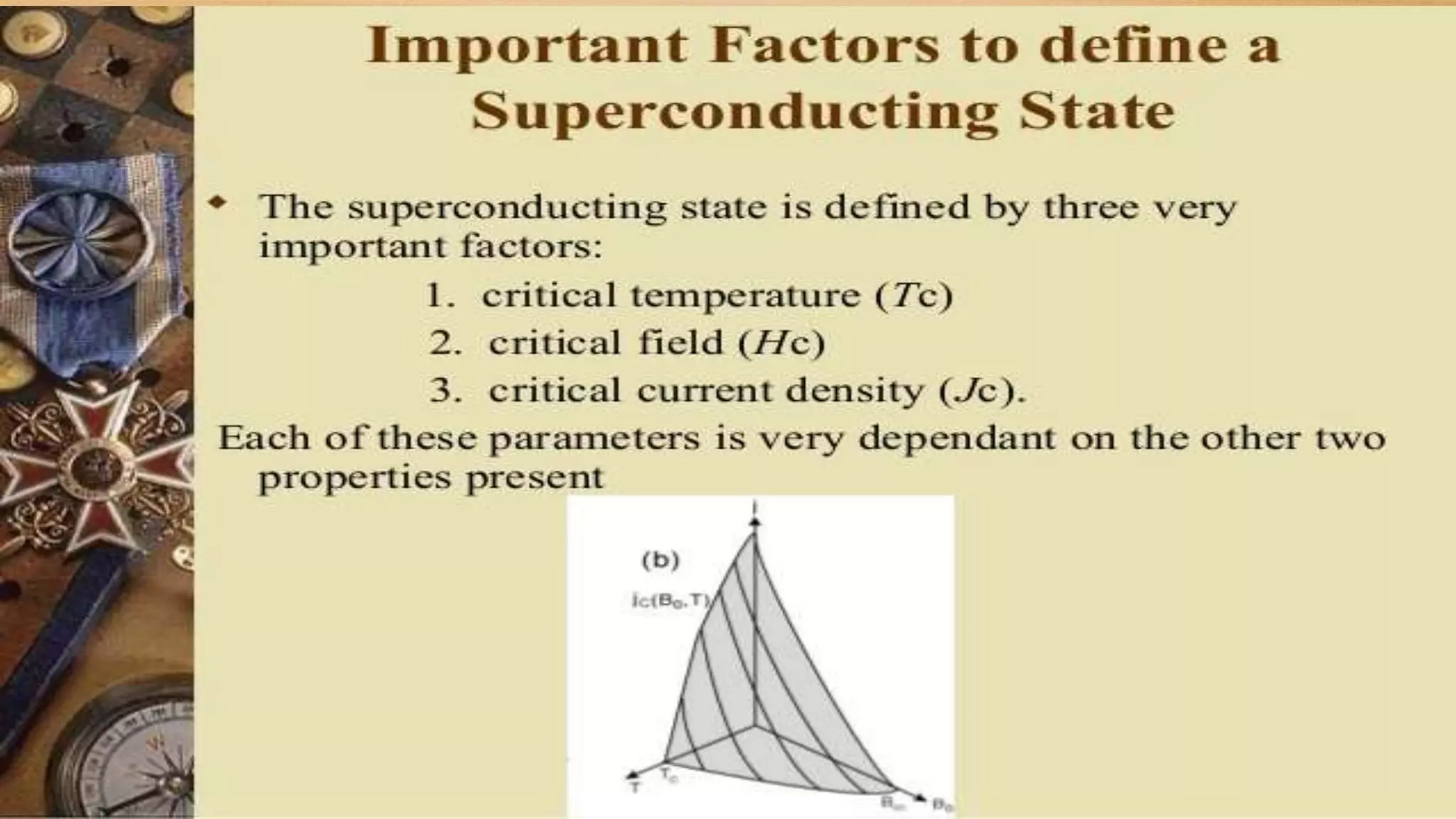 SUPERCONDECTORS IN PHYSICS