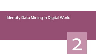 IdentityDataMininginDigitalWorld
 