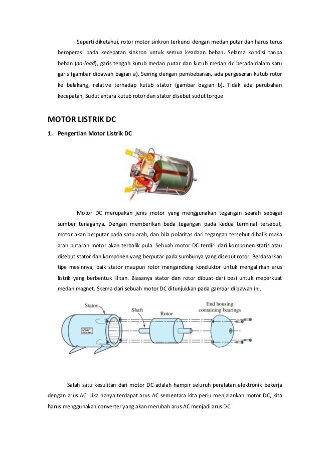 Jenis-jenis Motor Listrik