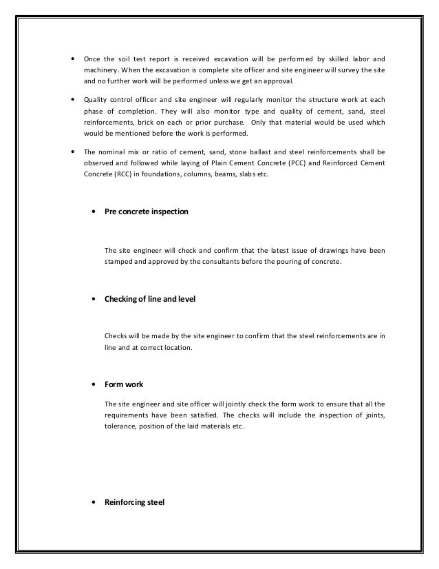 Pre Construction Survey Report