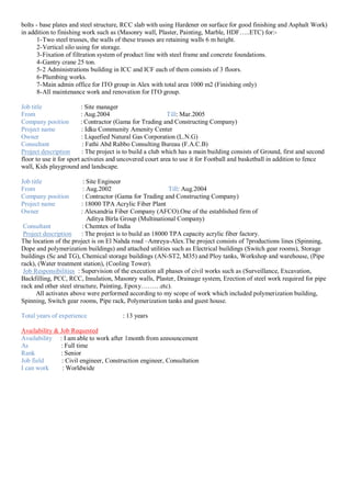 Ahmed el gohary cv | PDF