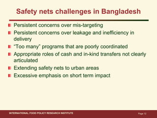 Ahmed ifpri bangladesh safety nets_14 nov 2011