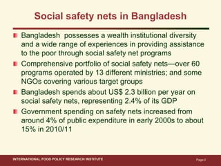 Ahmed ifpri bangladesh safety nets_14 nov 2011