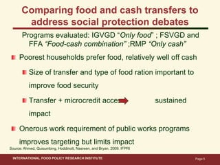 Ahmed ifpri bangladesh safety nets_14 nov 2011