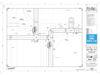UTILITY
TUNNEL
PARTIAL PLAN
 