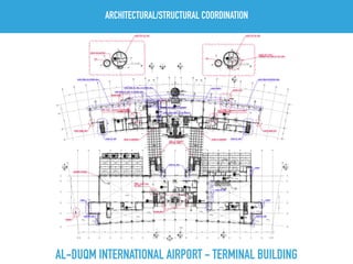 AL-DUQM INTERNATIONAL AIRPORT - TERMINAL BUILDING
ARCHITECTURAL/STRUCTURAL COORDINATION
 