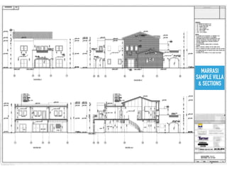 MARRASI 
SAMPLE VILLA
& SECTIONS
 