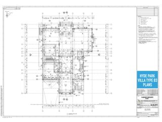 HYDE PARK
VILLA TYPE B3
PLANS
 