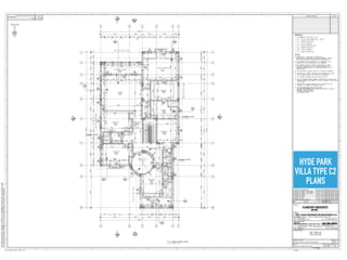 HYDE PARK
VILLA TYPE C2
PLANS
 