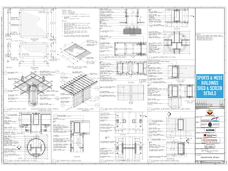 STATE OF QATAR
SPORTS & MESS
BUILDINGS
SHED & SCREEN
DETAILS
 