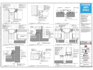 STATE OF QATAR
EXPANSION
JOINTS
DETAILS
 