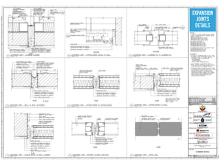 STATE OF QATAR
EXPANSION
JOINTS
DETAILS
 
