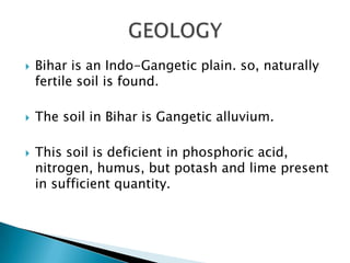 Geography of Bihar by Eithasab Ahmed | PPTX