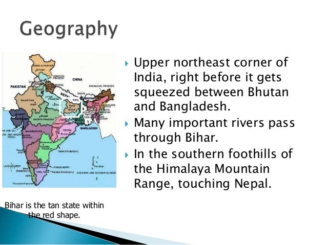 Geography of Bihar by Eithasab Ahmed