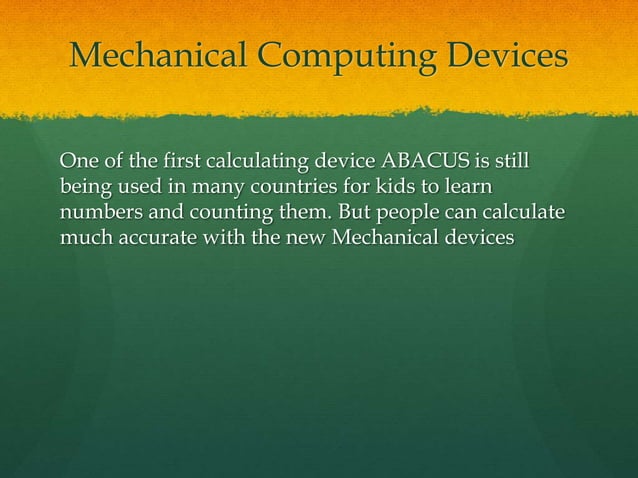 Introduction To Computer and Early Calculating Devices | PPTX