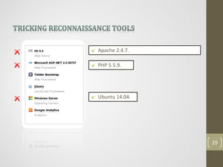 Apache 2.4.7.
PHP 5.5.9.
Ubuntu 14.04.
29
 
