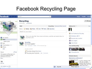 Facebook Recycling Page 