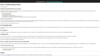 0.3s load time - Motherfuckingwebsite.com
 