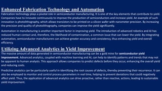 A Holistic Approach to Yield Improvement in the Semiconductor ...