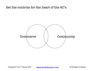 Set the controls for the heart of the 4C’s Commerce Community 