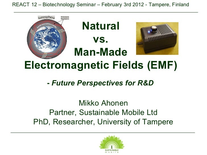Electromagnetic Fields Natural Vs Man Made Electromagnetic Fields Natural Vs Man Made