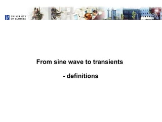 Voltage Transients and Health - Is There a Connection?