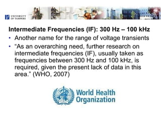 Voltage Transients and Health - Is There a Connection?
