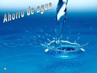 Ahorro de agua 