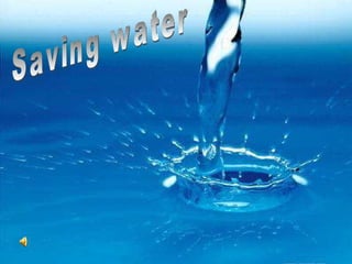 Saving water 