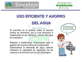 Ahorro de y uso eficiente de agua y energia..ppt